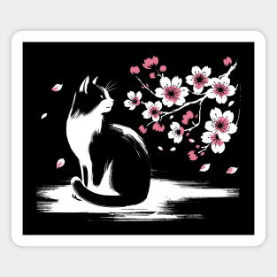 Kawaii Cat Anime Japanese Retro Funny Cat Magnet